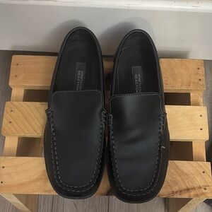 Boys Black Loafers- Size 3.5